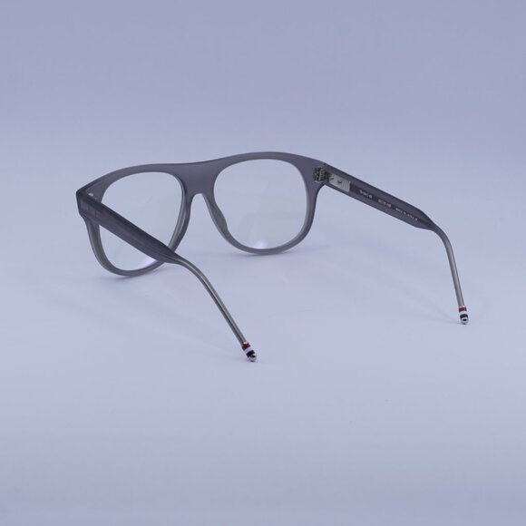 Thom Browne TB-008C-55 Eyeglasses Satin Grey 55mm Square Frame - Picture 5 of 10